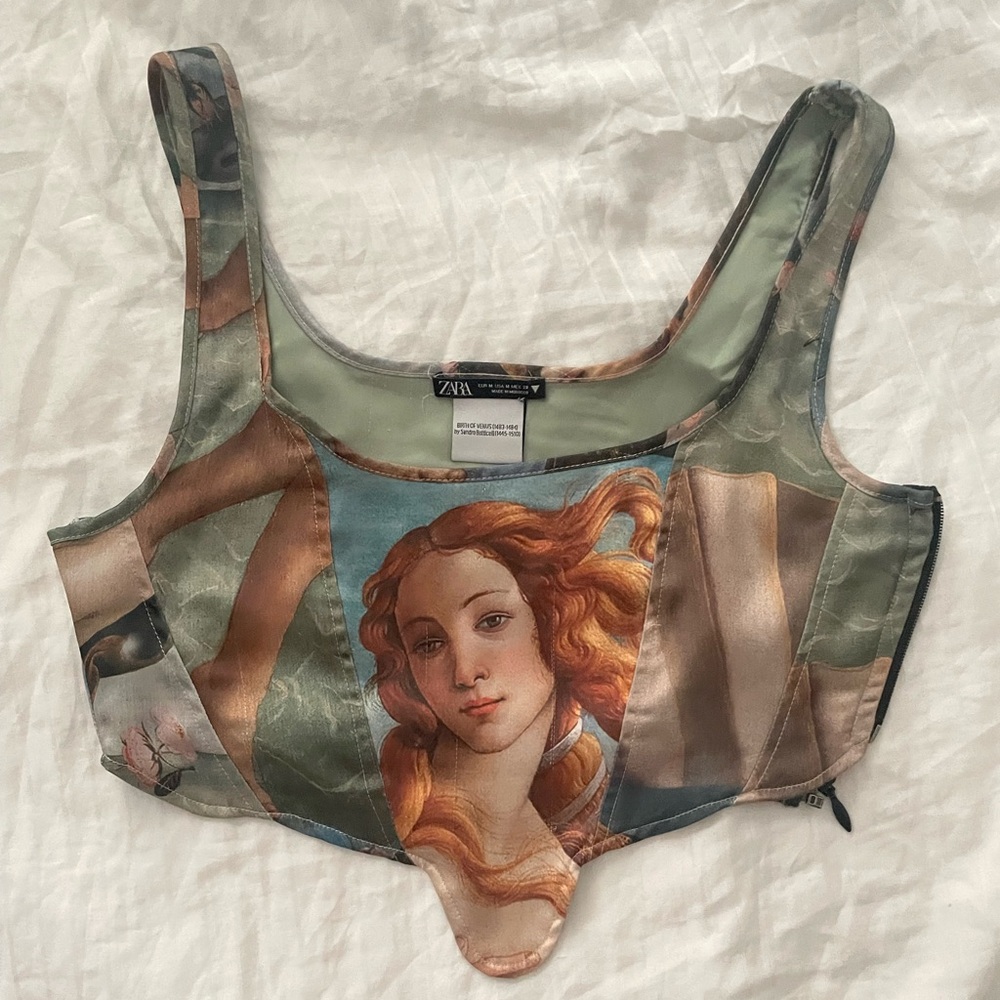 ZARA The Birth Of Venus Corset